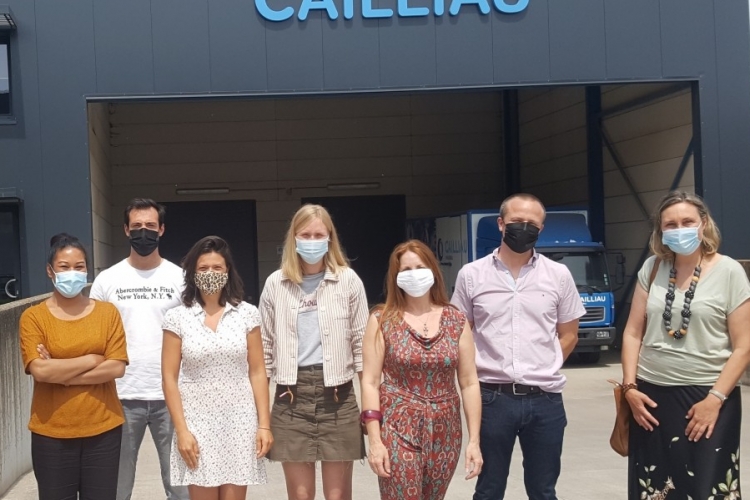 Hotel management of Syntra West visits