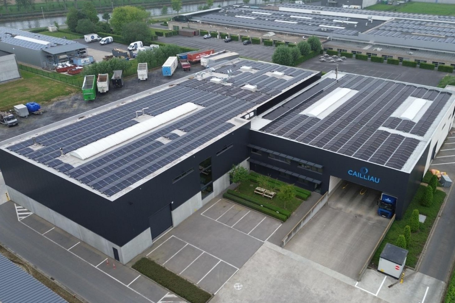 Sustainable steps forward at CAILLIAU Wasserij - Blanchisserie! ☀️